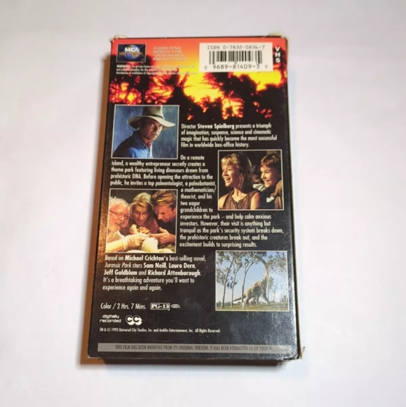 Lot of 2 VHS tape 1994 Jurassic park 1997 The lost world - Picture 4 of 13